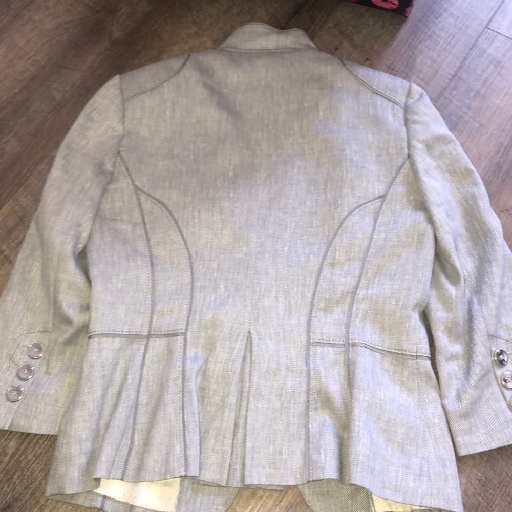 WHBM Gray Suit Jacket - Picture 5 of 5